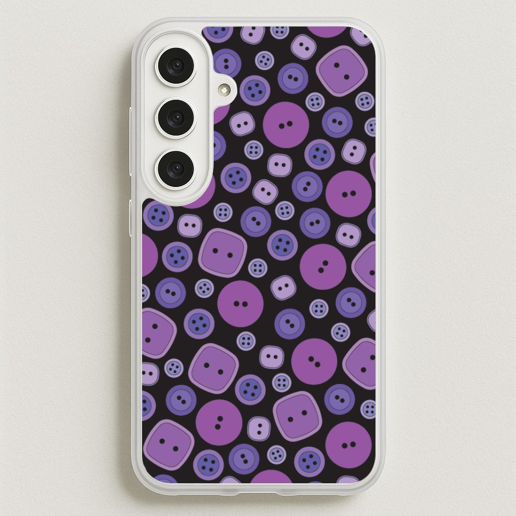 Button Pattern Phone Case