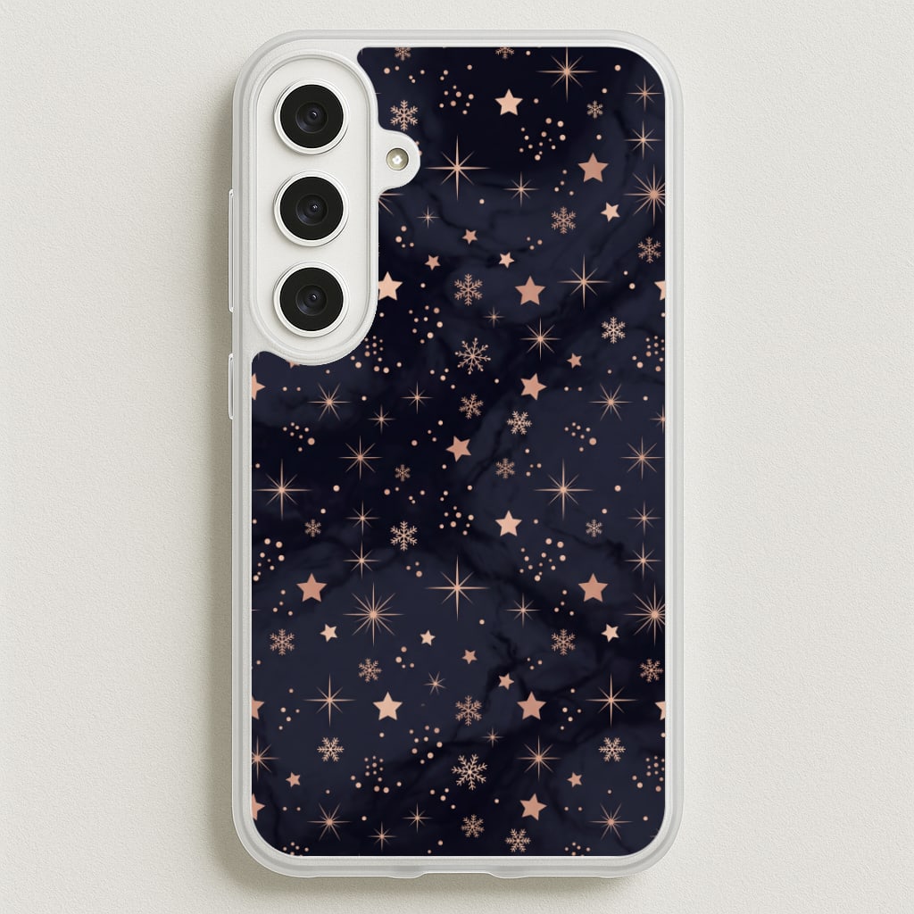 Midnight Frost Stars Phone Case