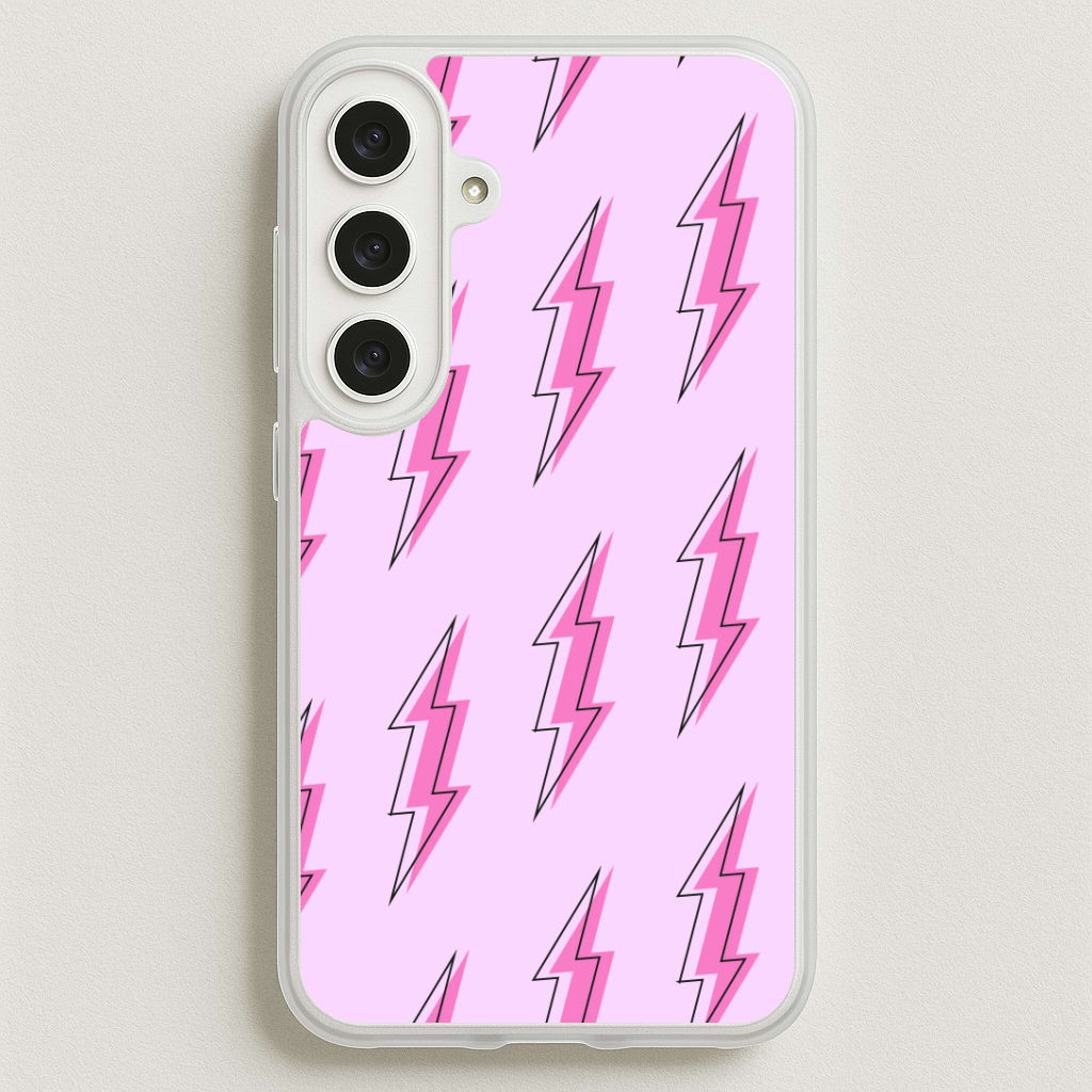 Pink Lightning - Eighties Phone Case