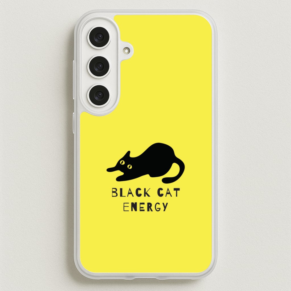 Black Cat Energy Phone Case