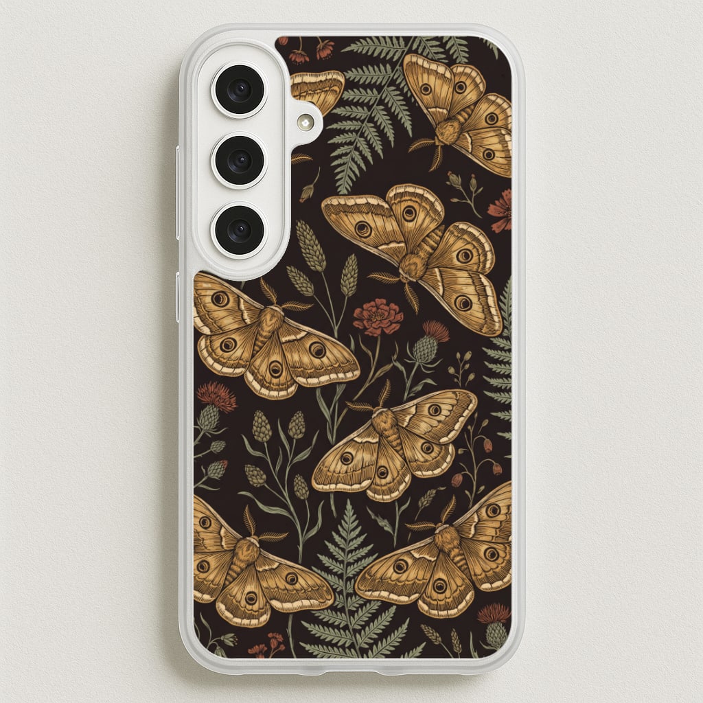 Moth And Moonlight Phone Case