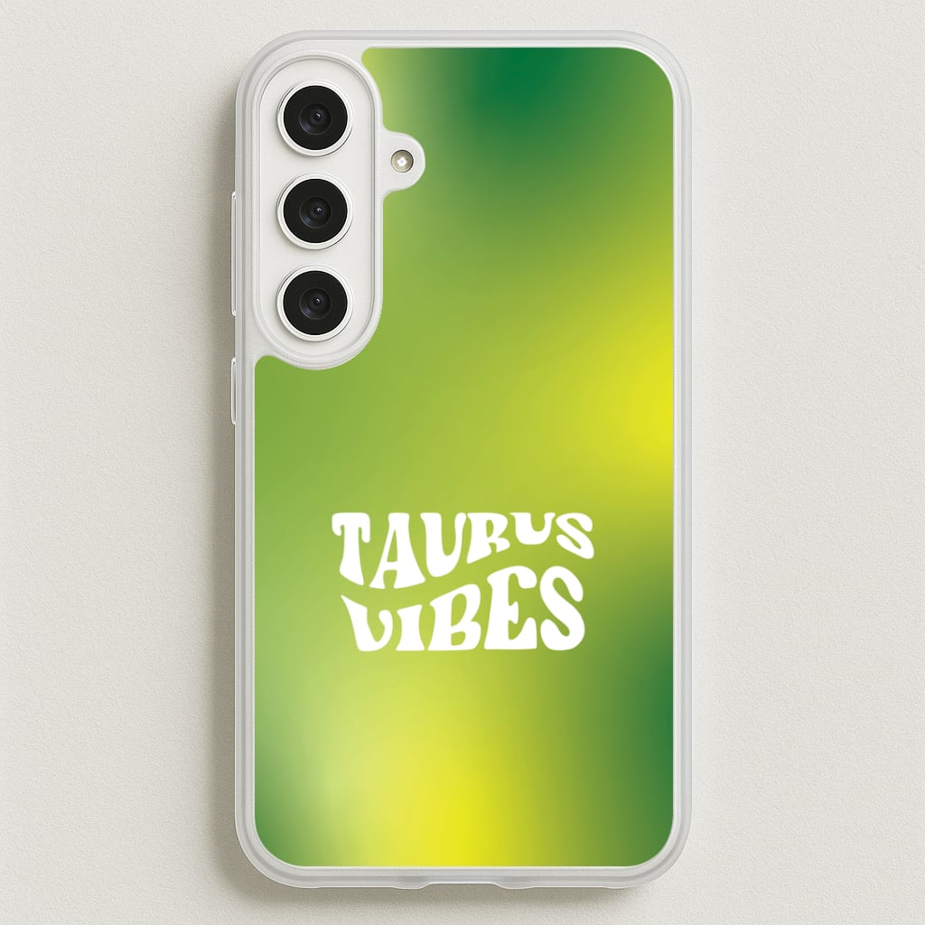 Taurus Vibes Gradient Zodiac Phone Case