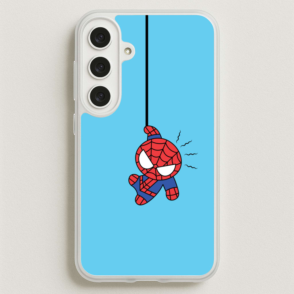 Blue Hanging Spider Hero Phone Case