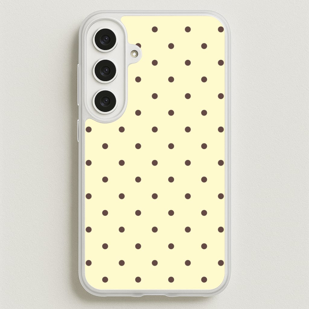 Vanilla & Chocolate Polka Dots Phone Case