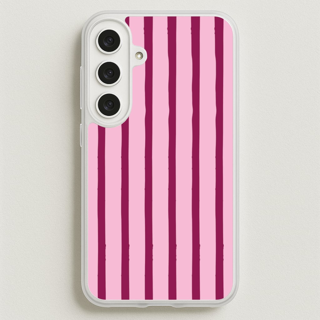 Strawberry Stripes  Phone Case