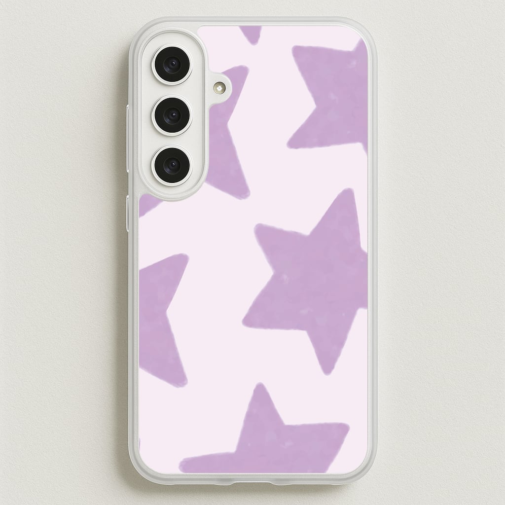 Lilac Stars Phone Case