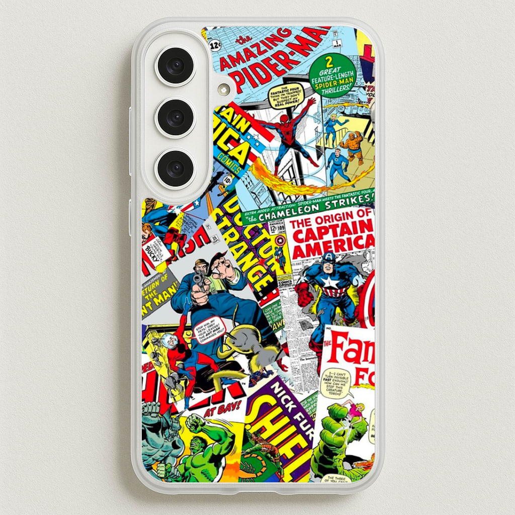 Superhero Comic Comics Pattern Phone Case