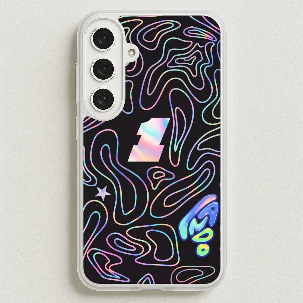 Black and Neon Norris Phone Case
