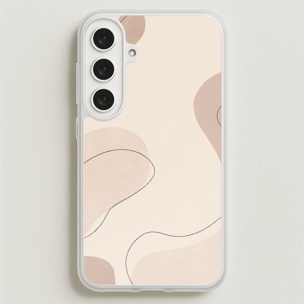 Abstract Beige Phone Case