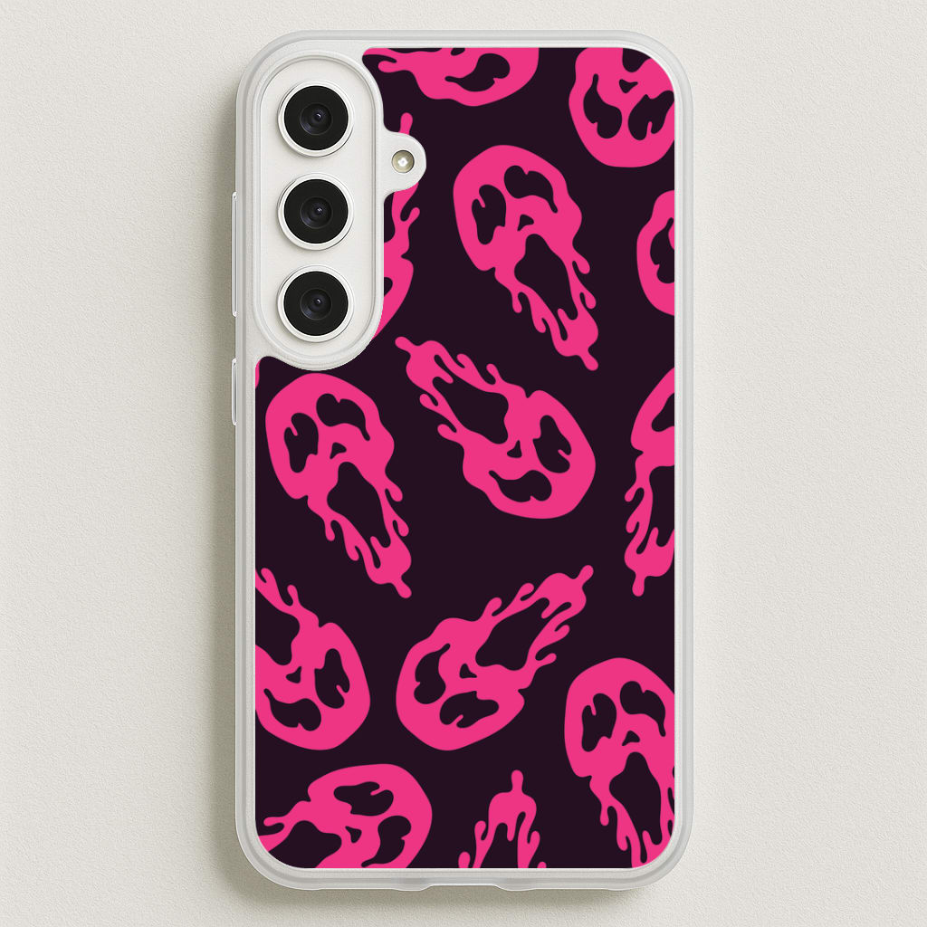 Trippy Ghost Face Pattern Phone Case