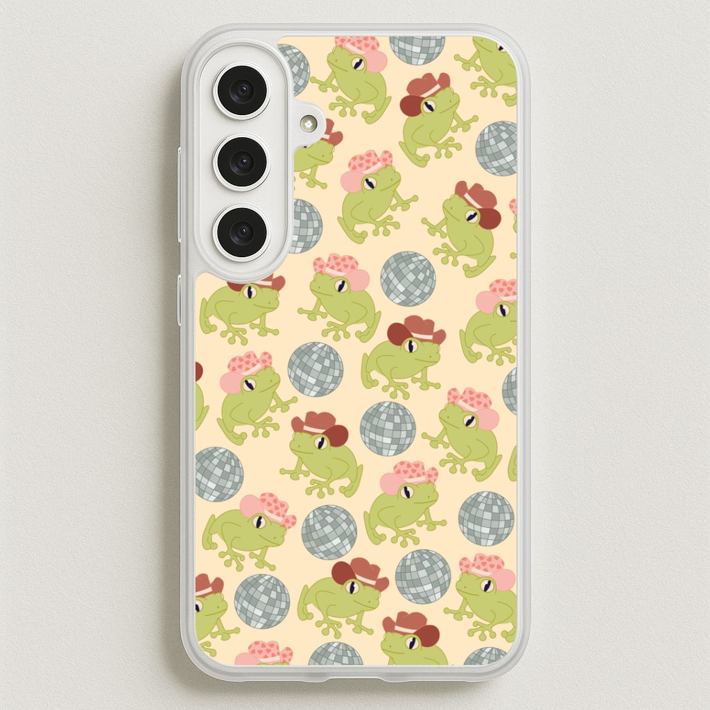 Frogs With Cowboy Hats - Western Phone Case