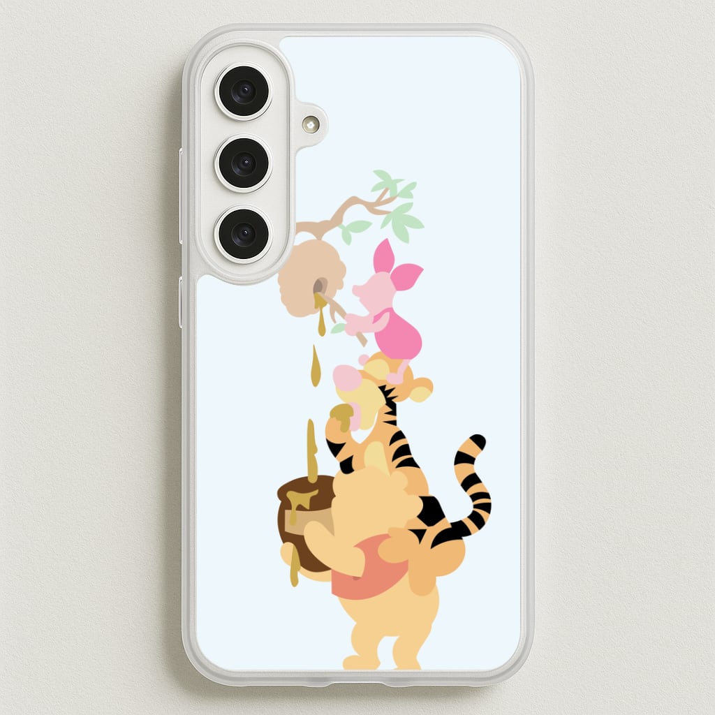 Bouncing Tiger , Piglet , Yellow Bear Phone Case