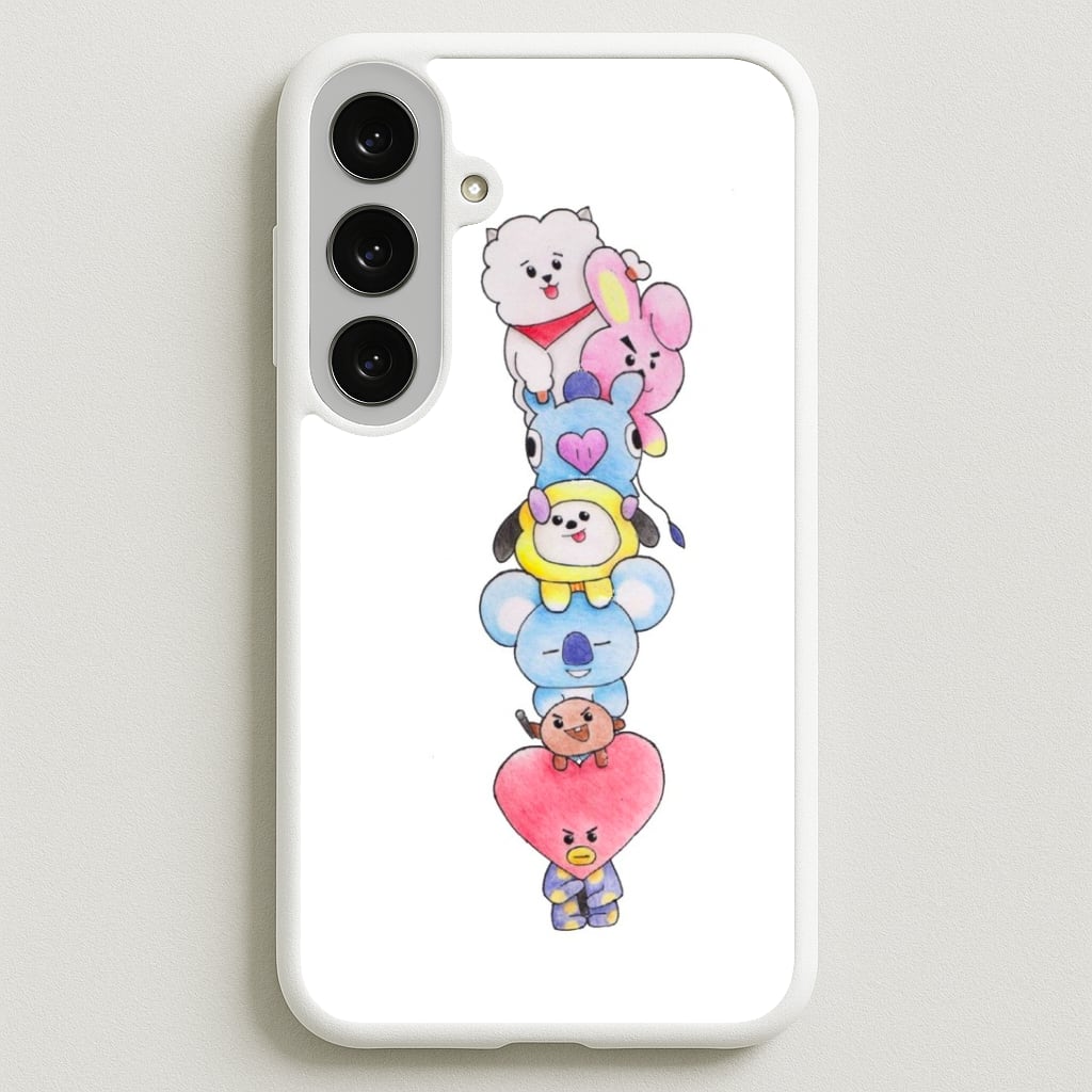 K-Pop Band BT21 Drawing Phone Case
