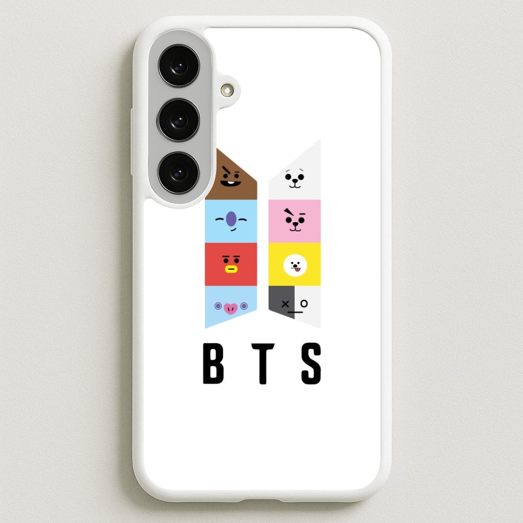 BT21 K-Pop Band Logo Phone Case