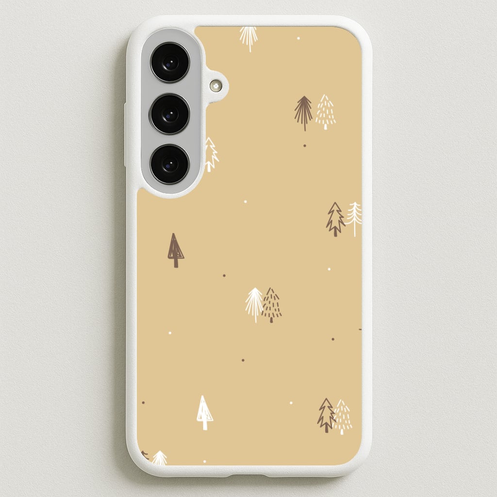 Minimal Christmas Trees Pattern Phone Case