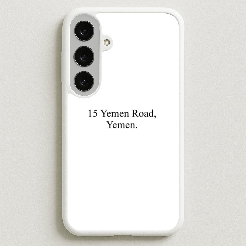 15 Yemen Road, Yemen Phone Case
