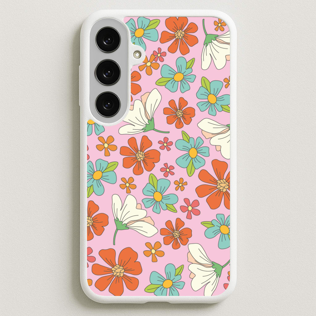 Pink Flower Pattern - Mothers Day Phone Case