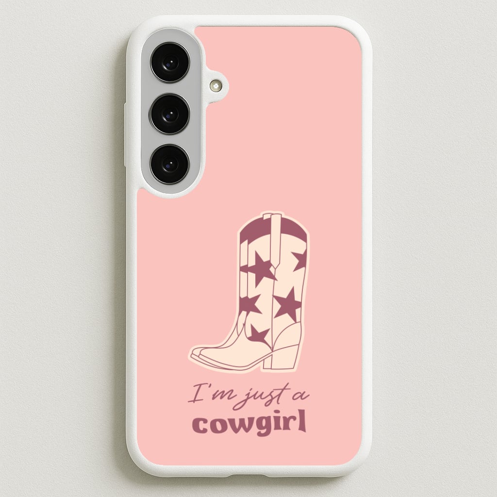 I'm Just A Cowgirl Phone Case