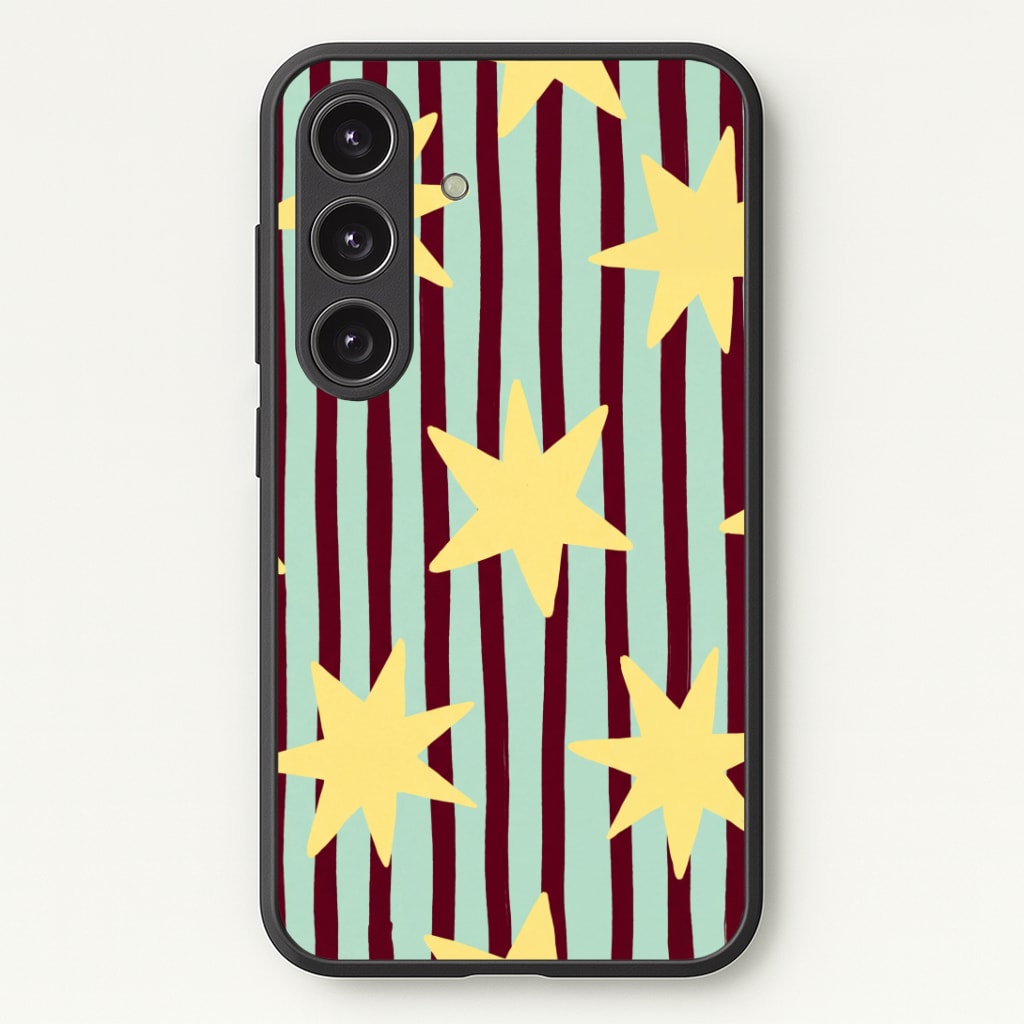 Butter Stars On Stripes Phone Case