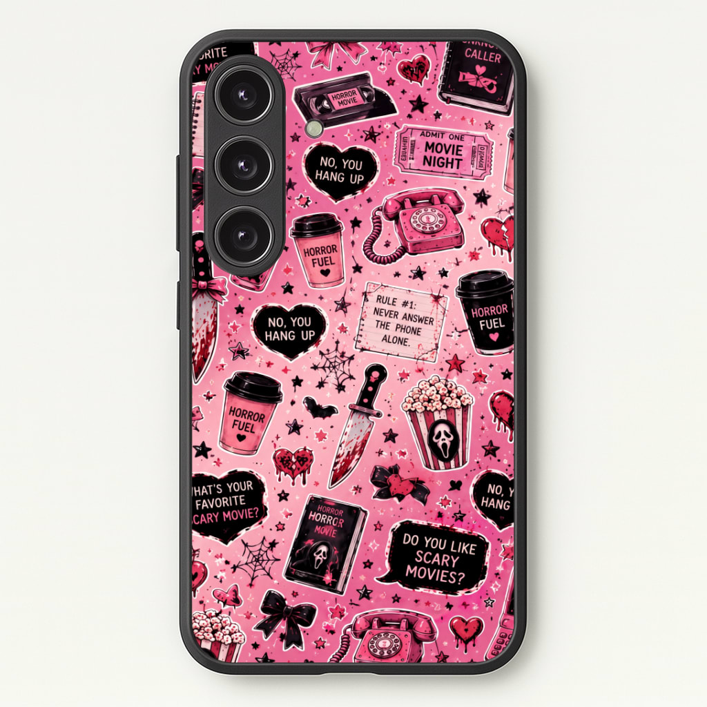 Horror Movie Pink Pattern Phone Case