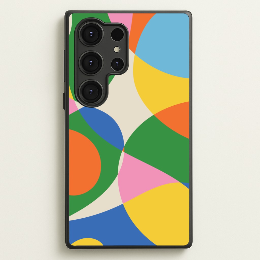 Colourful Abstract Shapes Pattern Phone Case