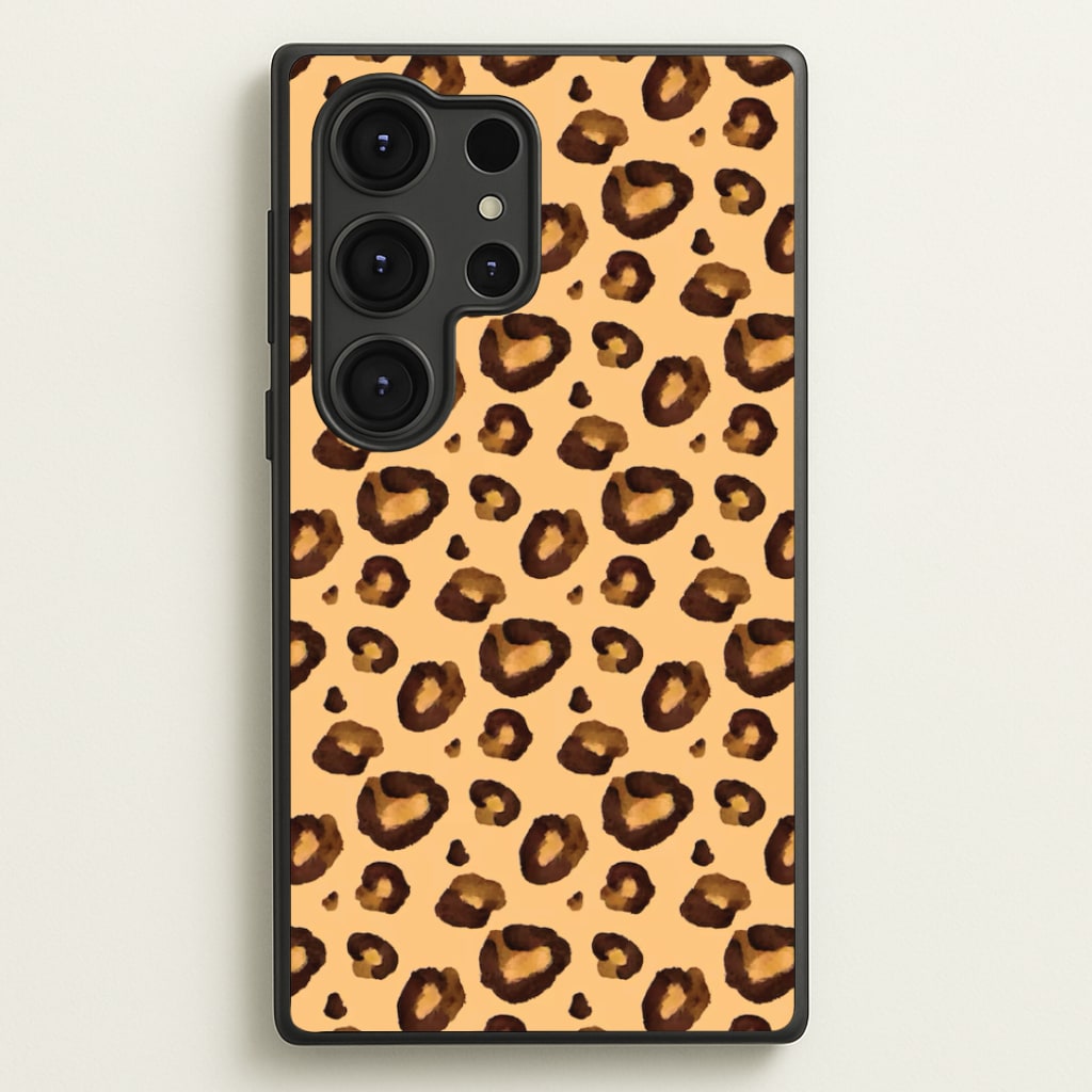 Watercolour Cheetah Print Phone Case
