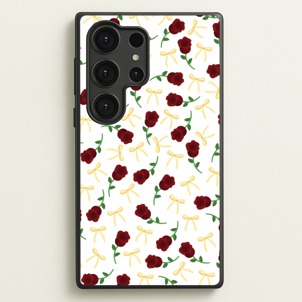 Roses And Bows Pattern Phone Case