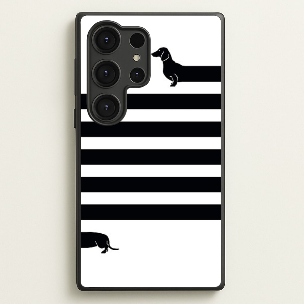 Dachshund Wrapped Phone Case