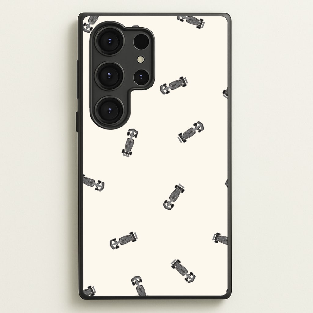 Race Cars Pattern Off White Phone Case