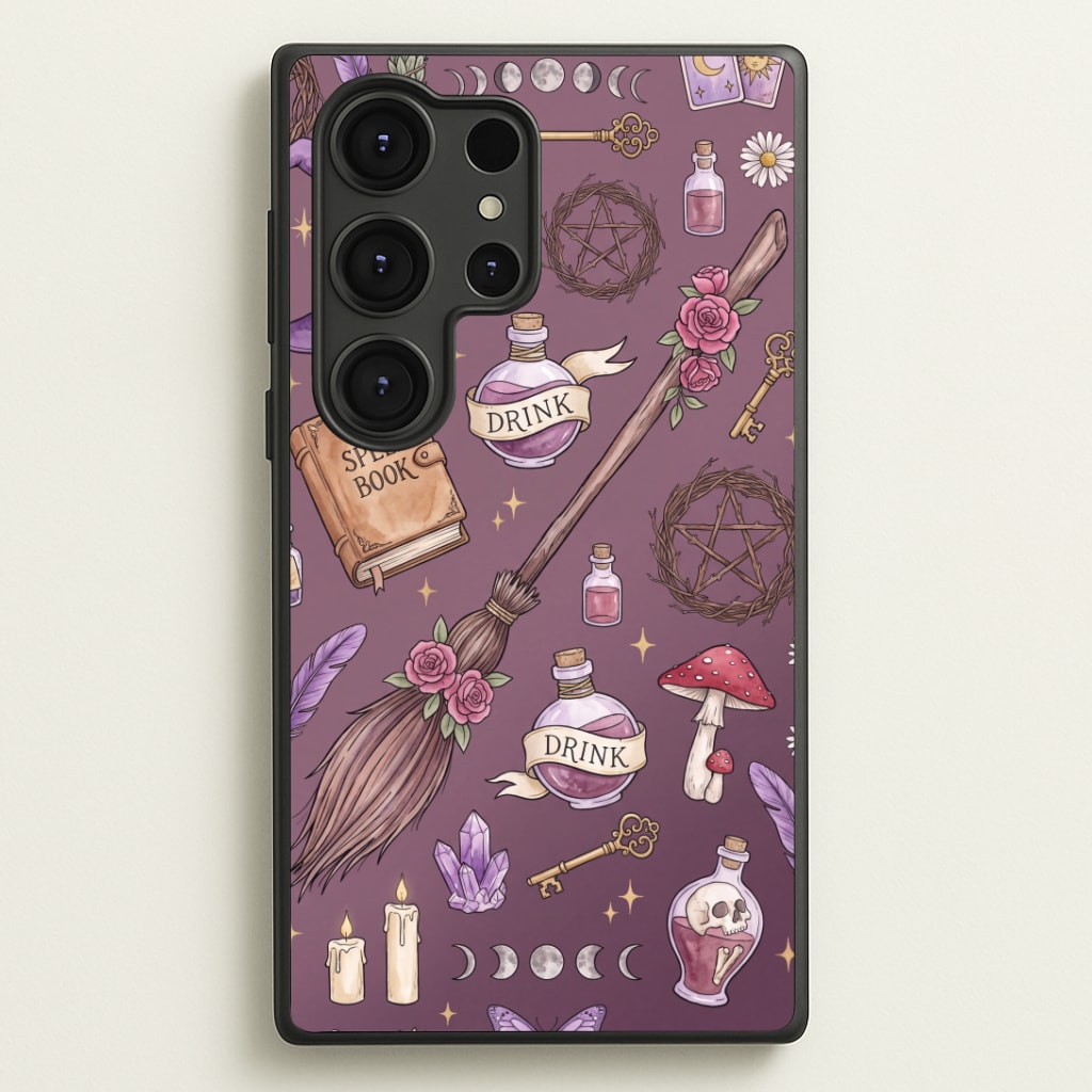 Dusty Violet Witchcraft Phone Case