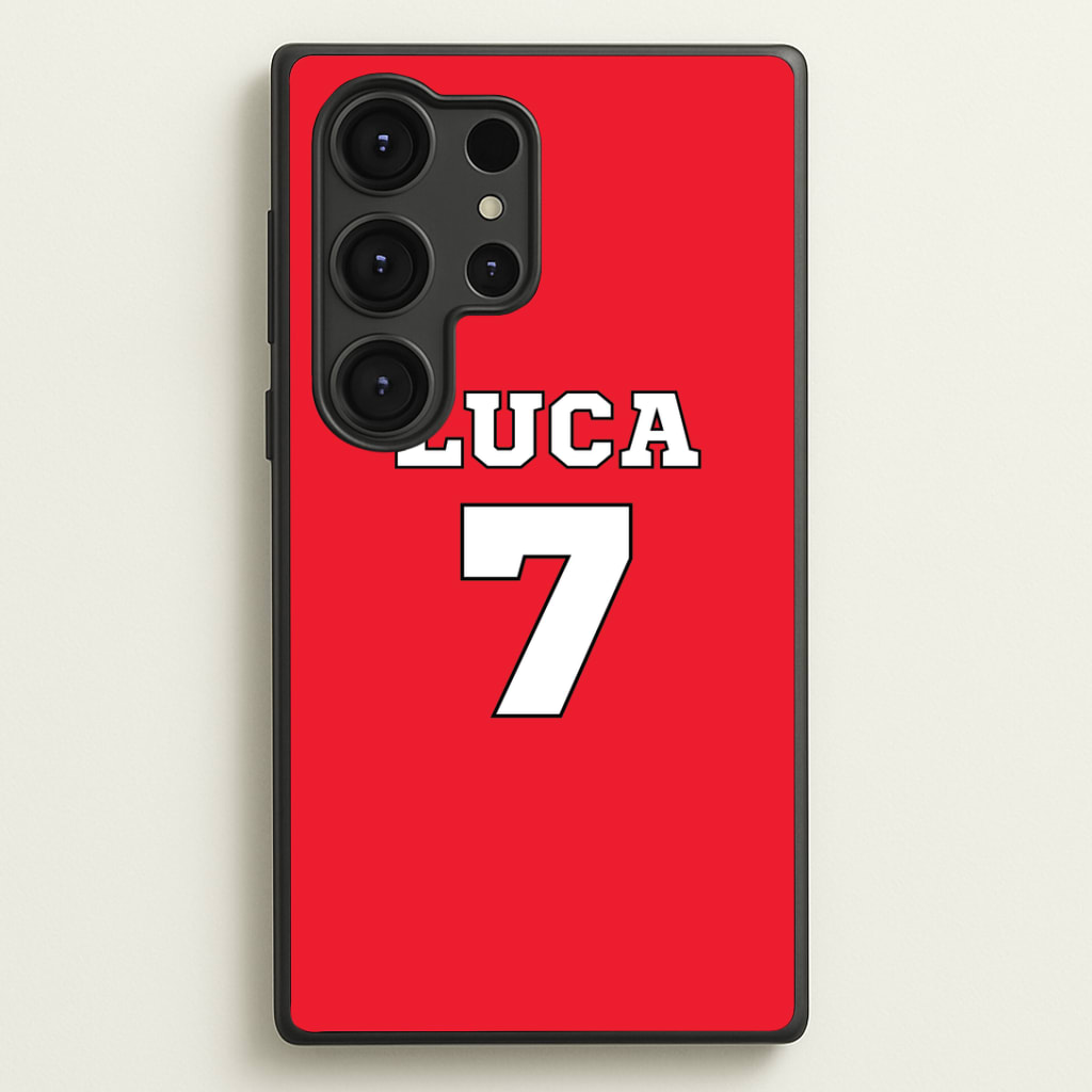 Red - Personalised Football Phone Case