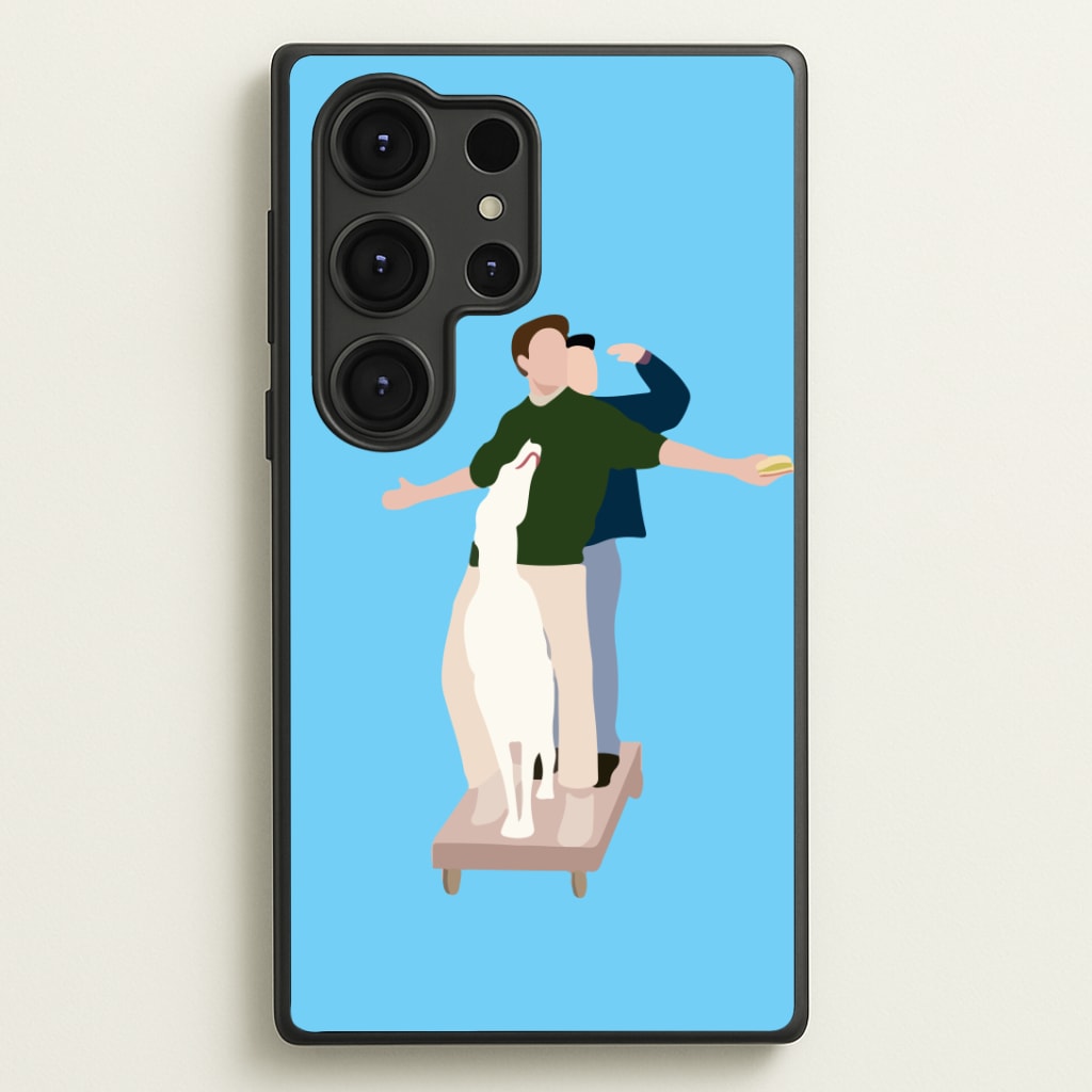 Two Men And A Dog Phone Case