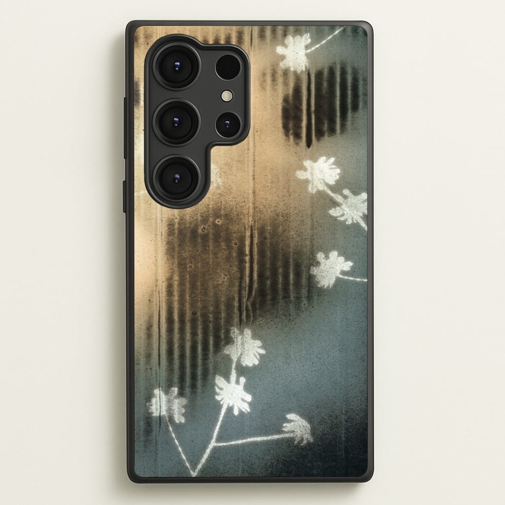 Faded Flora Pattern Phone Case