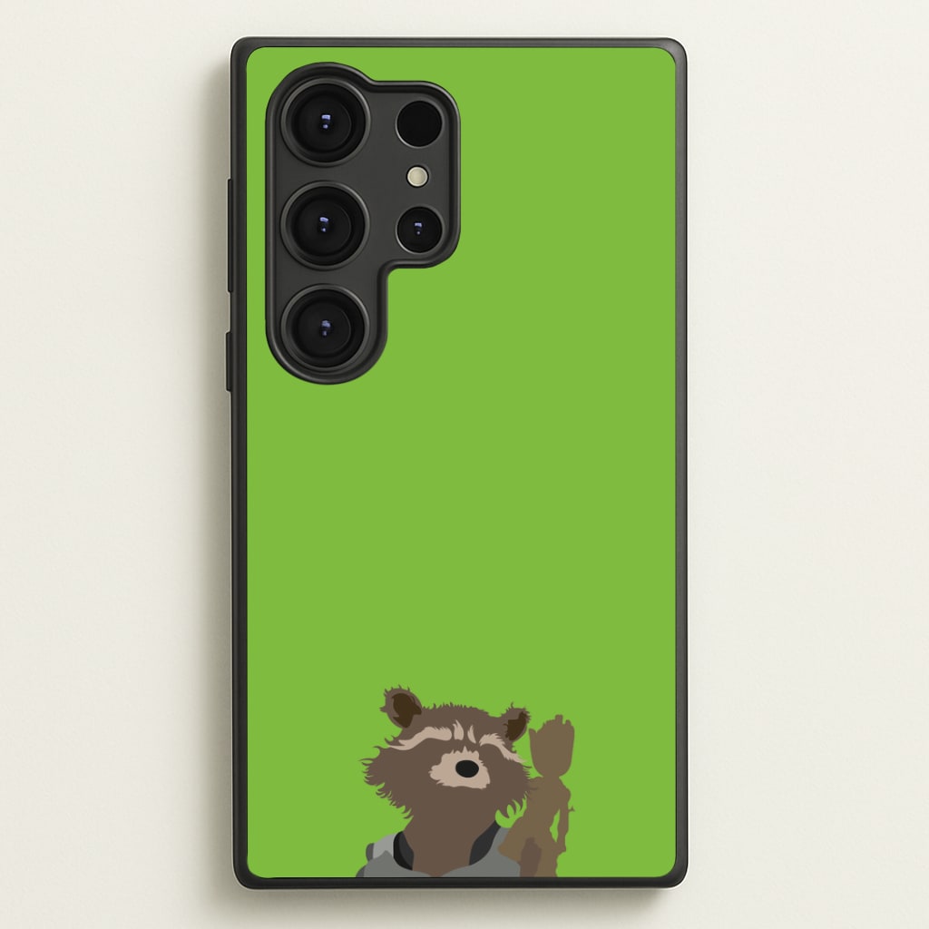 Rocket Raccoon And Groot - GOTG Phone Case