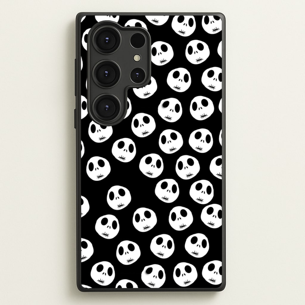 Jack Skellington Pattern - TNBC Phone Case