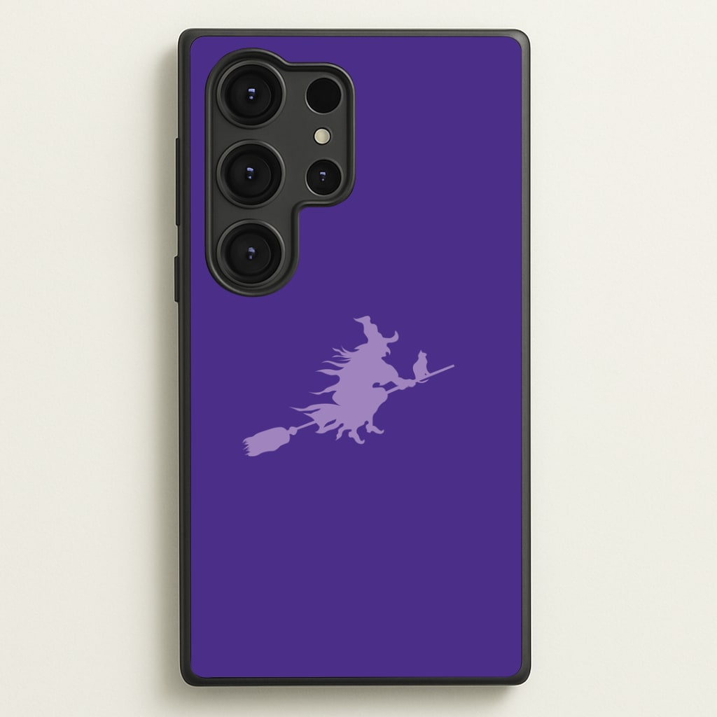 Witch And Cat - Halloween Phone Case
