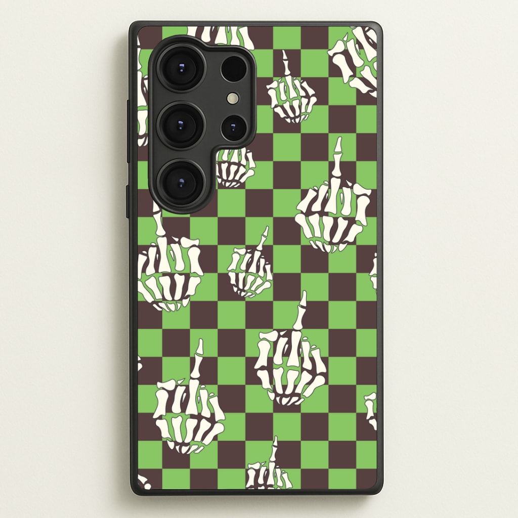 Green Middle Finger Phone Case