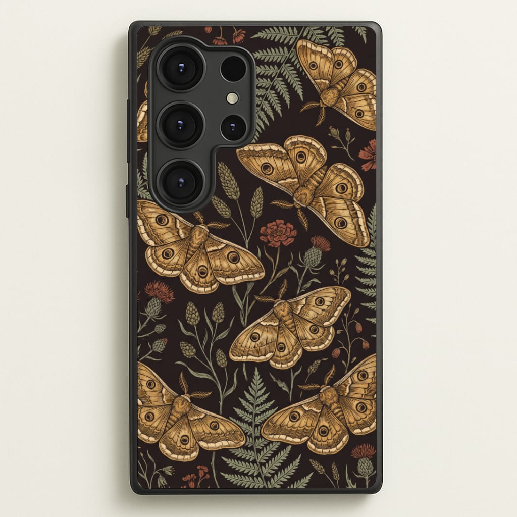 Moth And Moonlight Phone Case