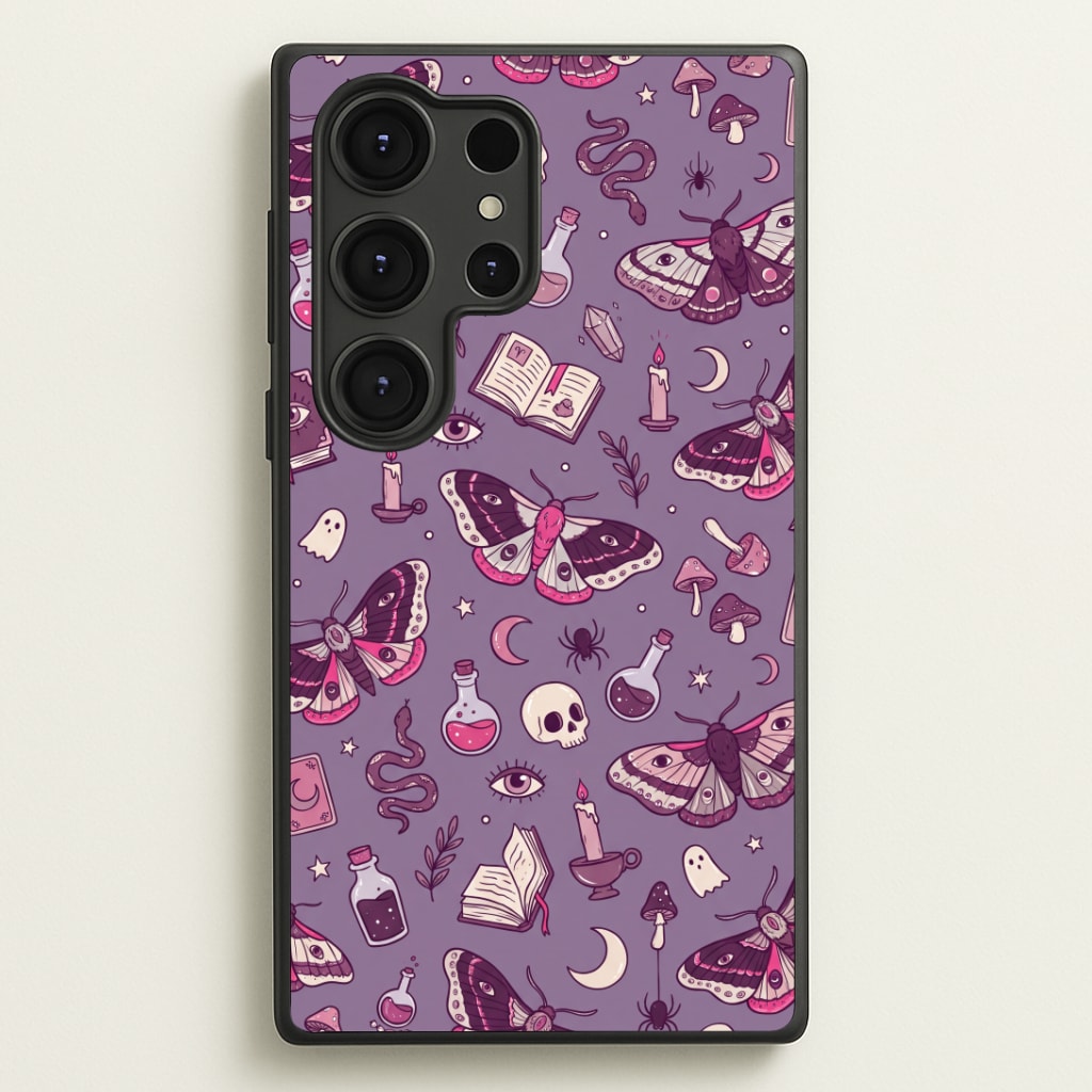 Purple Witchy Doodles Phone Case