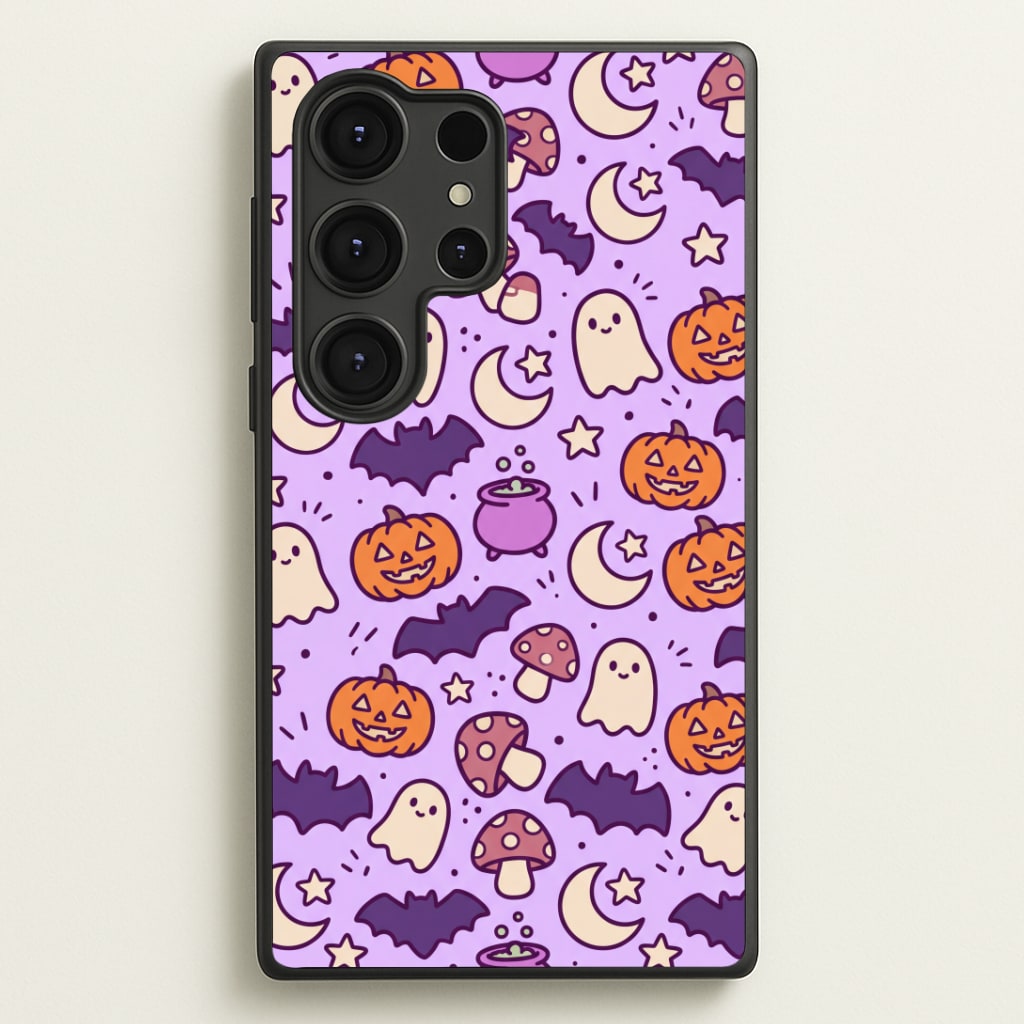 Lilac Witchy Doodles Phone Case