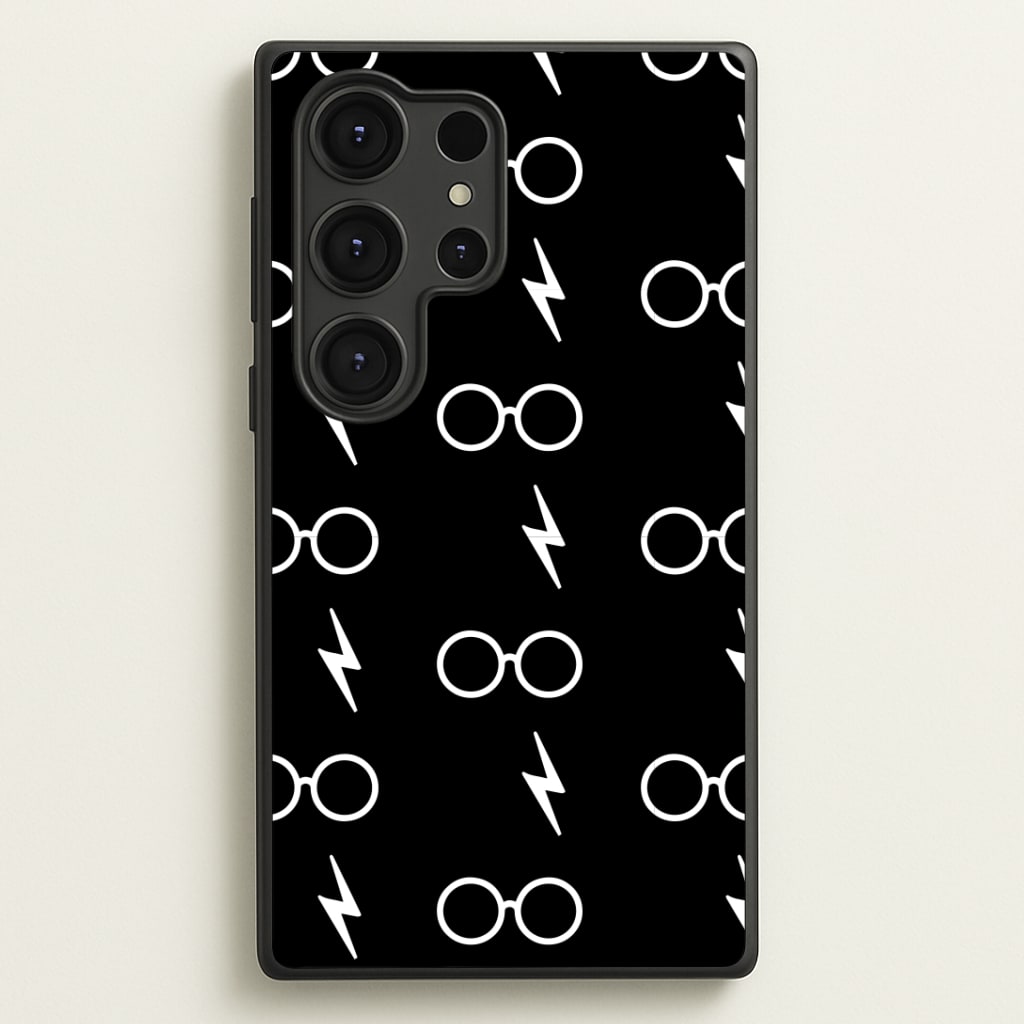 Glasses & Scar Pattern Phone Case