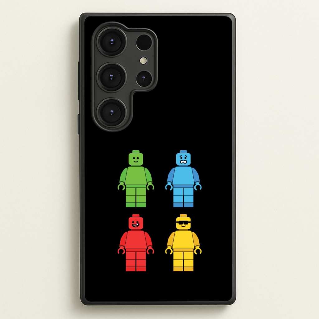 Bricks Figures Rainbow Phone Case