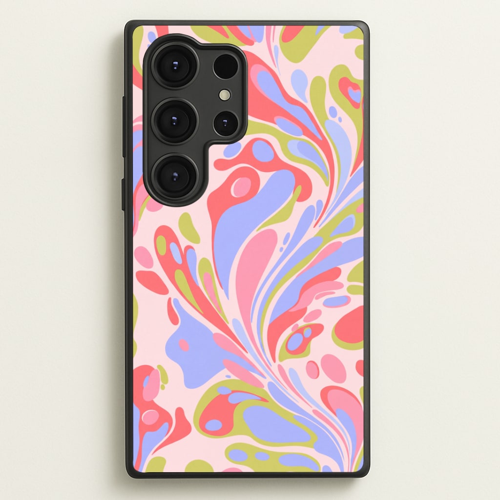 Pastel Marble Swirl Phone Case