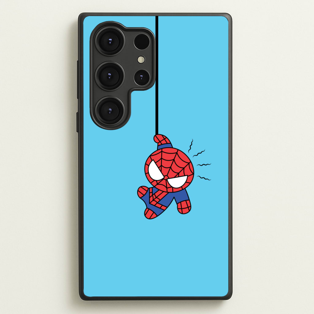 Blue Hanging Spider Hero Phone Case
