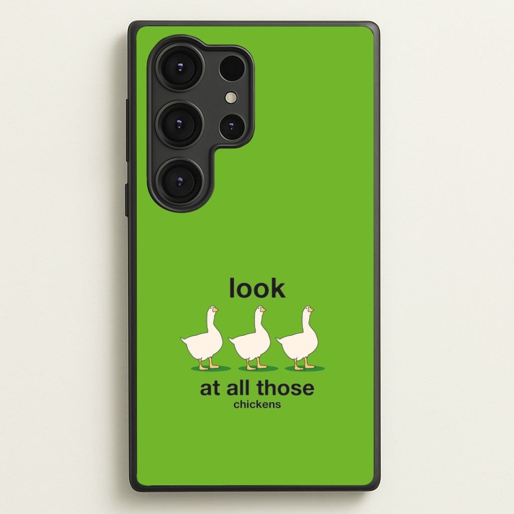 Look At All Those Chickens - Memes Phone Case