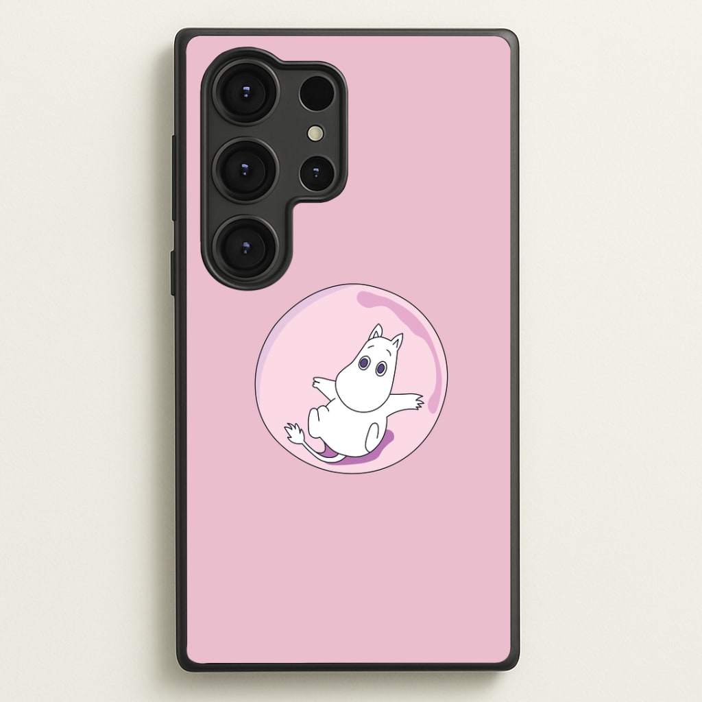 Moomin In A Pink Bubble Phone Case