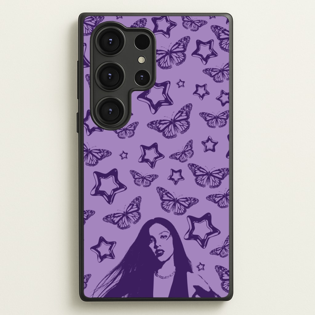 Stars And Butterflies Pattern Phone Case