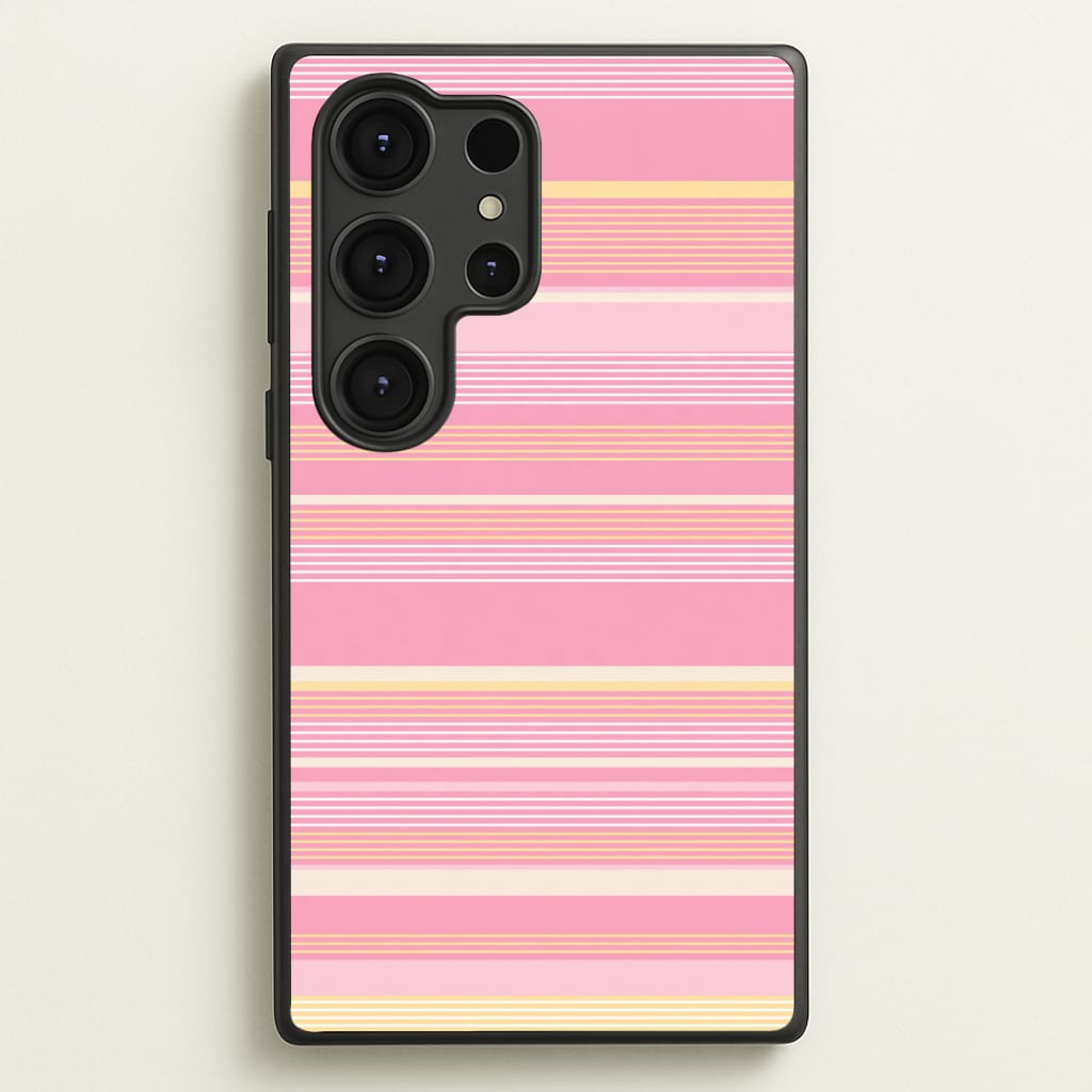 Blush Butter Stripes Phone Case