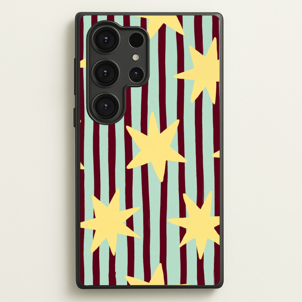 Butter Stars On Stripes Phone Case
