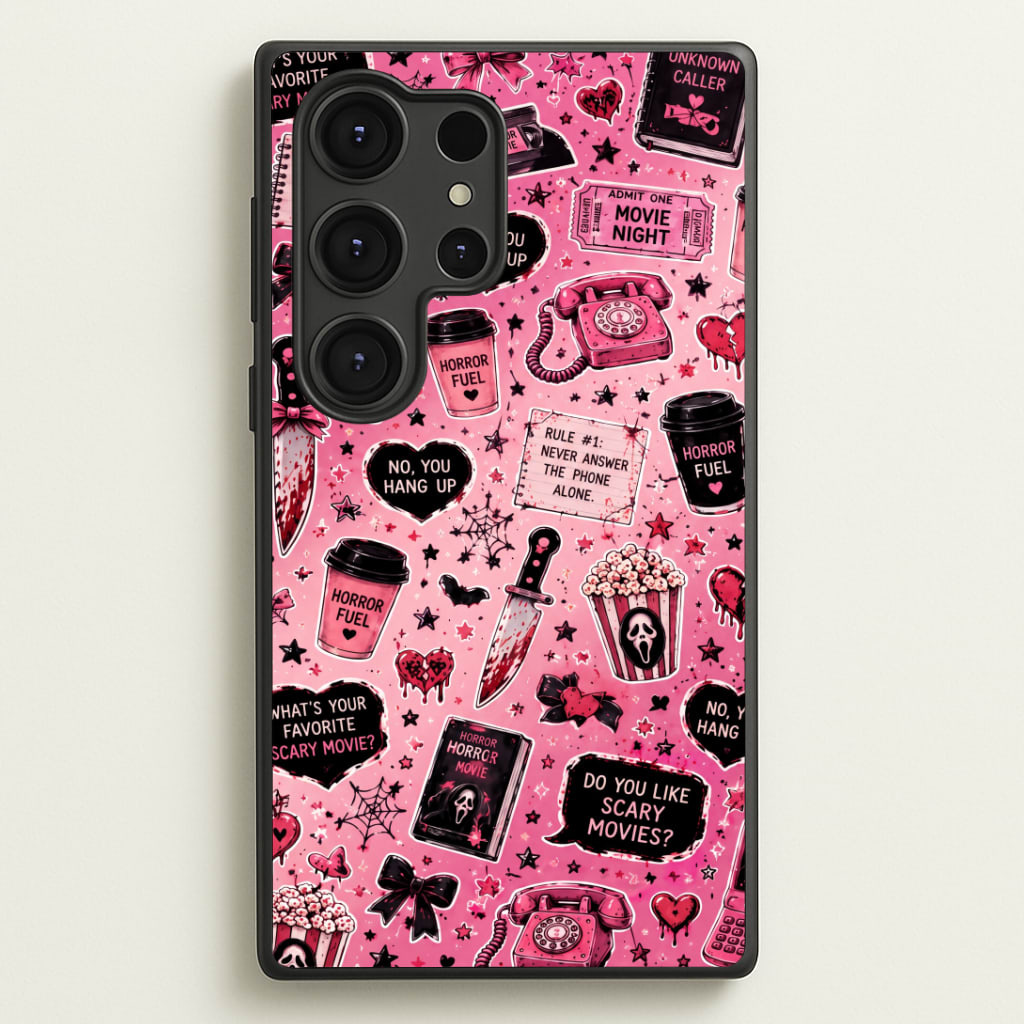 Horror Movie Pink Pattern Phone Case